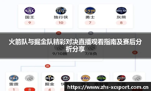 火箭队与掘金队精彩对决直播观看指南及赛后分析分享